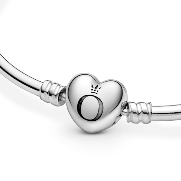 Pandora Moments Heart Clasp Bangle - Image 3