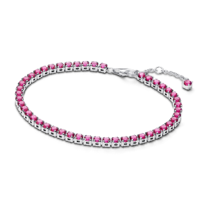 Sparkling Pink Tennis Bracelet